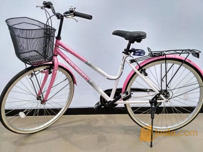 Sepeda Keranjang Pink