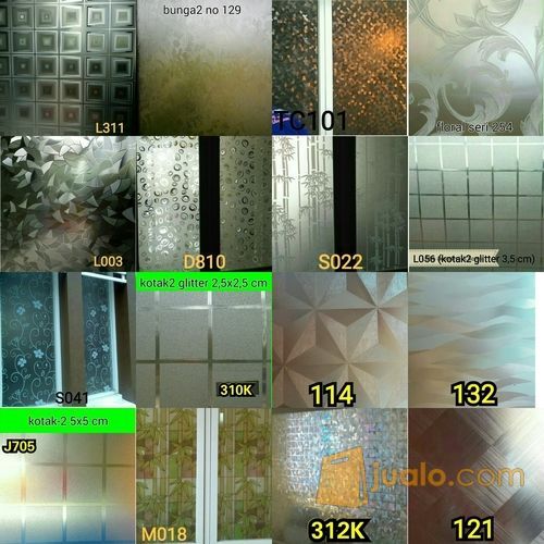 Sticker Sandblast/Sticker Kaca Es Dan Kaca Film Malang Kota