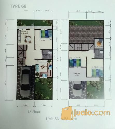 Grand Kemang Valley Rumah Type 68 / 72 Exclusive Strategis Dan Nyaman Di Bogor