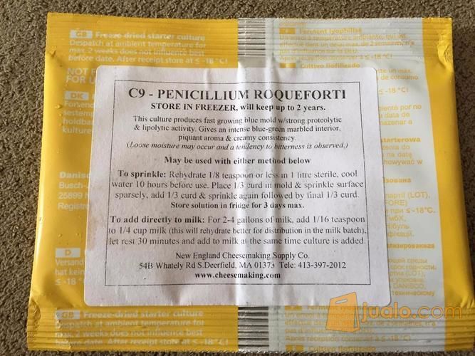 Bibit Keju Biru Blue Cheese Penicillium Roqueforti