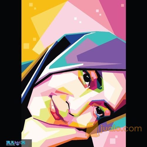 Karikatur Warna Warni Wpap Ukuran A3