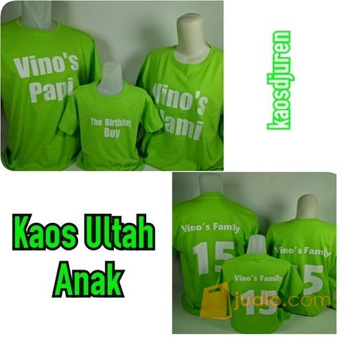 Kaos Ultah Anak