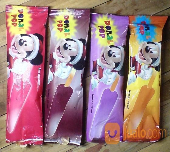 Bungkus Plastik Kemasan Es Krim Stik Loli Donal Pop Ukuran 18x5.5 Cm