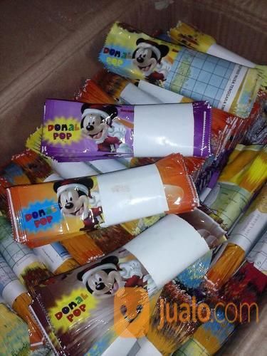 Bungkus Plastik Kemasan Es Krim Stik Loli Donal Pop Ukuran 18x5.5 Cm