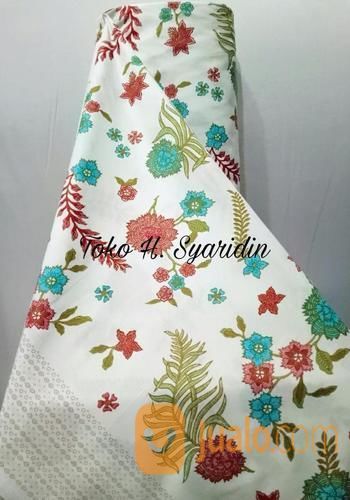 Bahan Batik Katun Per Meter / Kain Batik Motif Bunga / Batik Meteran