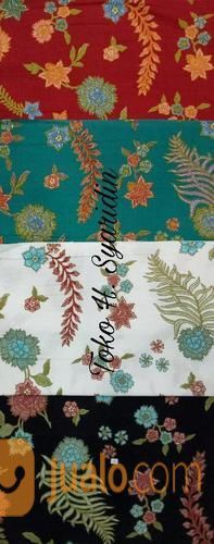Bahan Batik Katun Per Meter / Kain Batik Motif Bunga / Batik Meteran