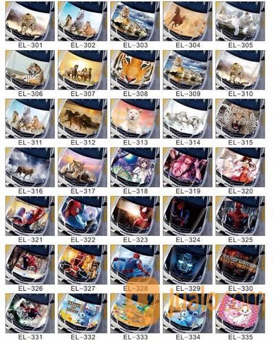 STIKER MOBIL KAP MESIN COLLECTION