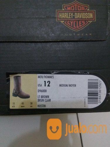 Sepatu/Shoes Boots Harley Davidson Baru Gress Size 45