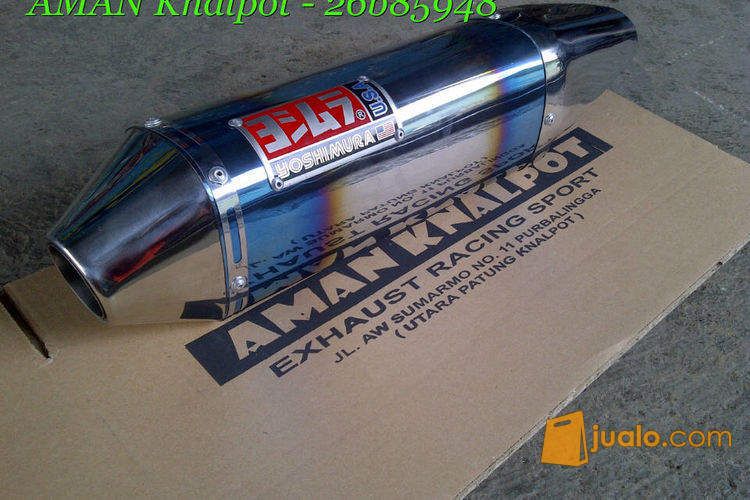 Knalpot Yoshimura blue Cb150,NVL, Vixion, Megapro, Scorpio, Minerva