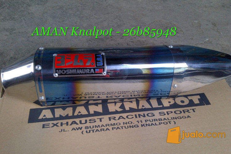 Knalpot Yoshimura blue Cb150,NVL, Vixion, Megapro, Scorpio, Minerva