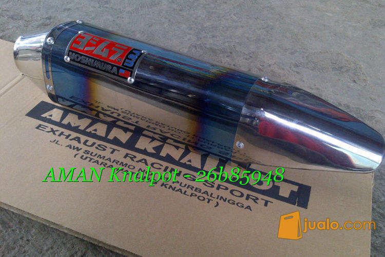 Knalpot Yoshimura blue Cb150,NVL, Vixion, Megapro, Scorpio, Minerva