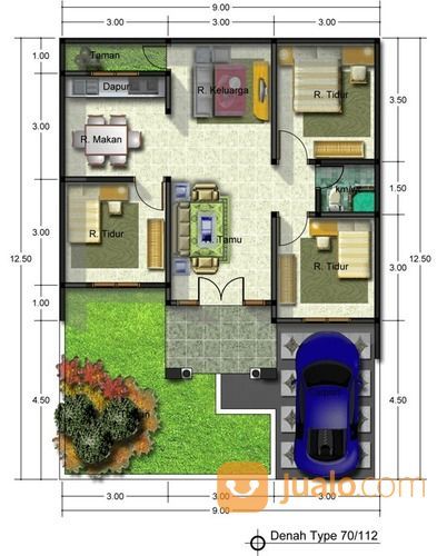 Perumahan Dekat Dupan Square Pekalongan Sapphire Mediterania Tipe 70