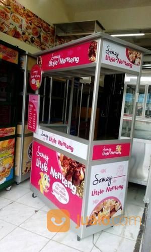 Rombong Aluminium Murah Cantik Cocok Untuk Makanan