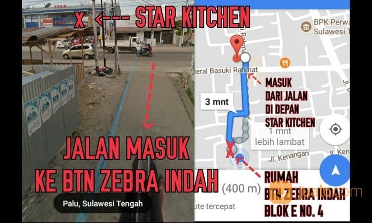 Sewa Kontrak Rumah Di Btn Zebra Indah Palu Sulawesi Indah