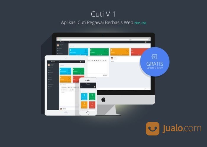 Software Aplikasi Cuti Pegawai Berbasis Web (Source Code) Original