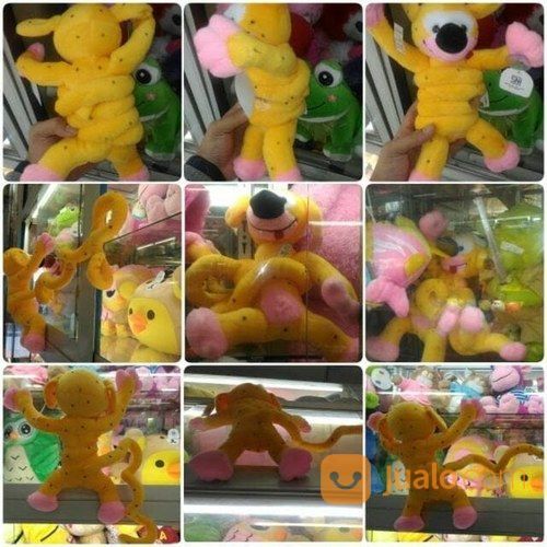 Boneka Tokoh Serial Film Kartun Hewan Marsupilami Sikuning Buntut Panjang