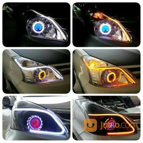 Aksesoris Eksterior Mobil Variasi Modif Lampu Depan Mobil HID Projie