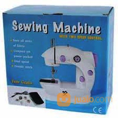 Mesin Jahit 4 In 1 Portable Lampu 2 Benang Mini Sewing Machine