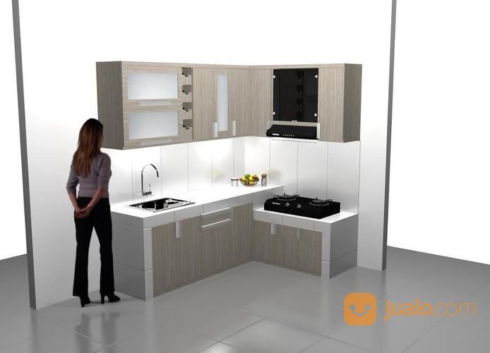 L Shape Kitchen Set - Almari Dapur - Interior Ruang Dapur