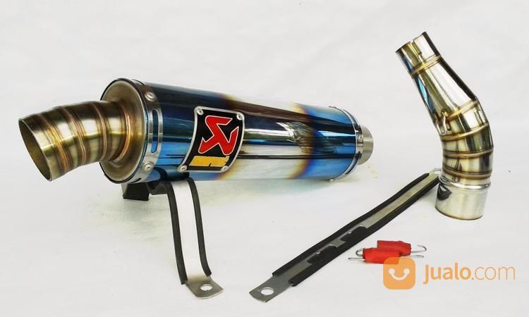 Knalpot Racing Mio Blue-Plangi Full System