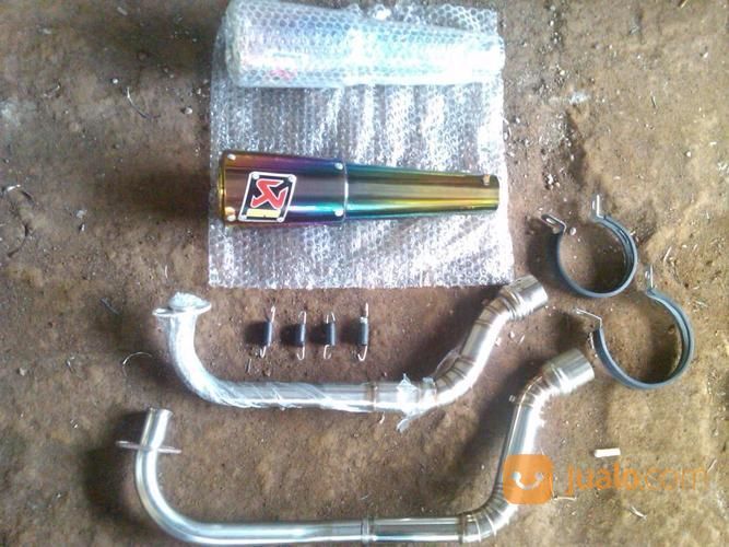 Knalpot Racing Mio Blue-Plangi Full System