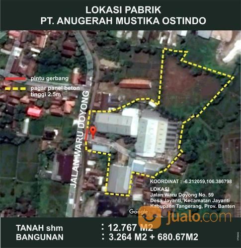 Pabrik Dan Kavlling Jl Waru Doyong Jayanti Tangerang Sangat Strategis