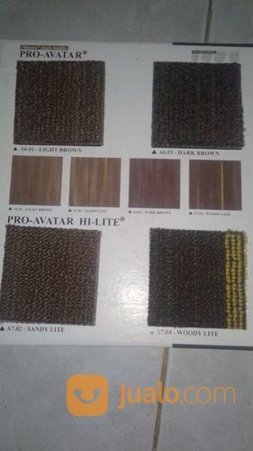 Karpet Tile Motif Garis Minimalis