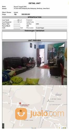 Rumah Tinggal Jl.Ceuri Desa Ketapang Kec.Ketapang, Bandung, Jawa Barat ( 090 )