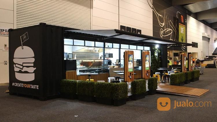 Pembuatan Booth Kontainer Unik Modern