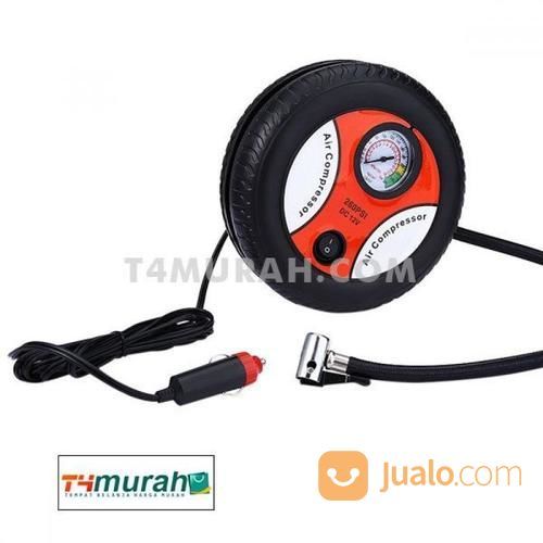 Kompresor/Pompa Angin Portable Elektrik Pompa Ban Mobil, Sepeda, Motor