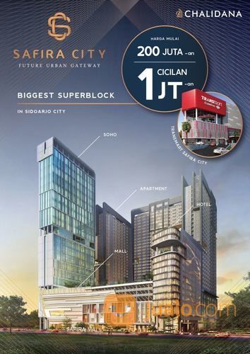 Apartemen Safira City ,Super Blok Terbesar Di Sidoarjo ,