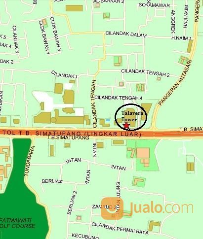 DISEWA, RUANGKANTOR, LUAS 1000 Sqm, Di Gedung TALAVERA OFFICE PARK