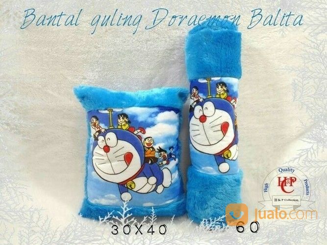1set Bantal Guling Balita Doraemon