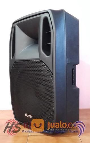 HUPER AK15A Active Speaker - HITAM ( Harga 1 Pasang / Pair = 2 Unit )