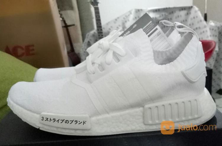 Sneakers ADIDAS NMD R1 PK Triple White JAPAN Text Original RARE Item