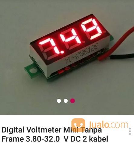 Digital Voltmeter Dc Tanpa Frame