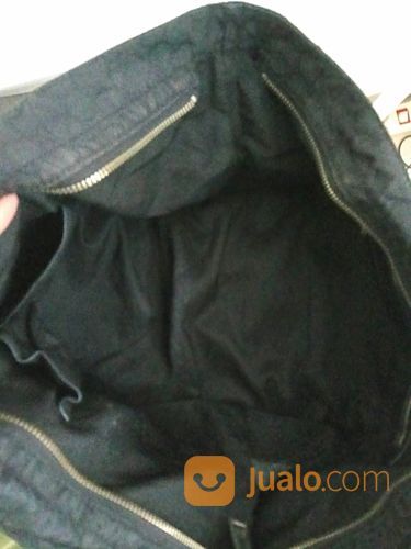 Preloved Tas Bag CALVIN KLEIN Hitam Nylon Original Size Besar