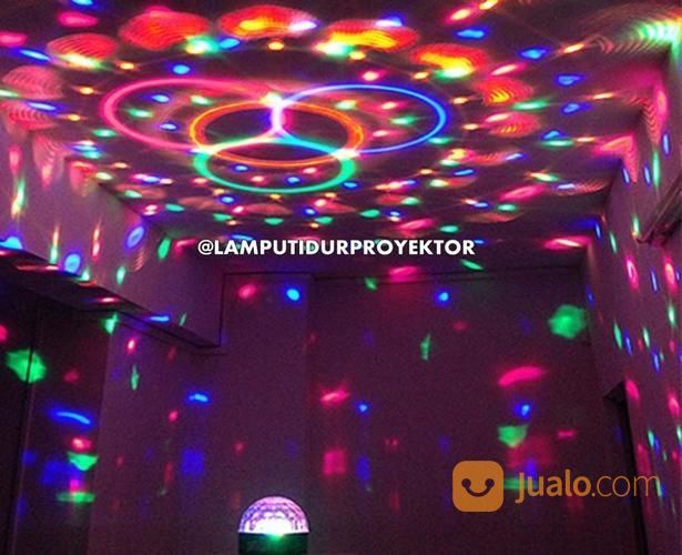 Lampu LED Disko Warna Warni Bisa Berputar