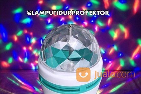 Lampu LED Disko Warna Warni Bisa Berputar