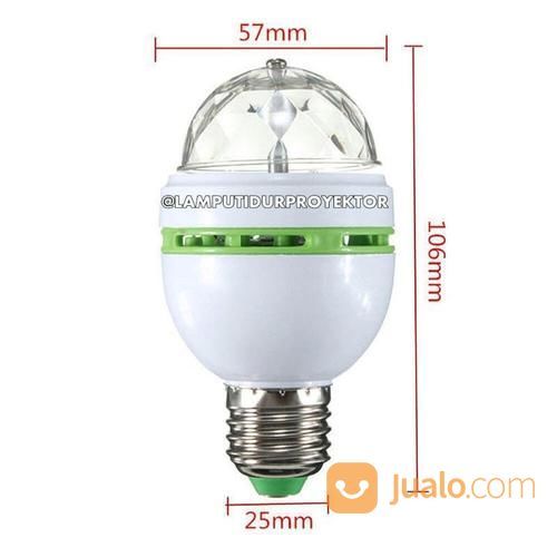 Lampu LED Disko Warna Warni Bisa Berputar