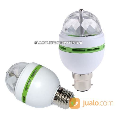 Lampu LED Disko Warna Warni Bisa Berputar