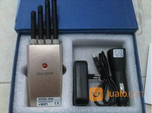 Pengilang Pengacak Sinyal Wifi / 3G Jammer 4 Antena Slim Portable Murah