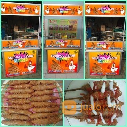 Waralaba Usaha Sempol Ayam Booth Portable