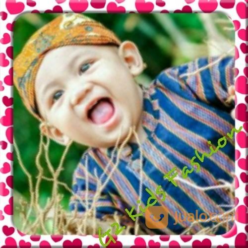 BAJU SURJAN LURIK ANAK SET BLANGKON JARIK MURAH