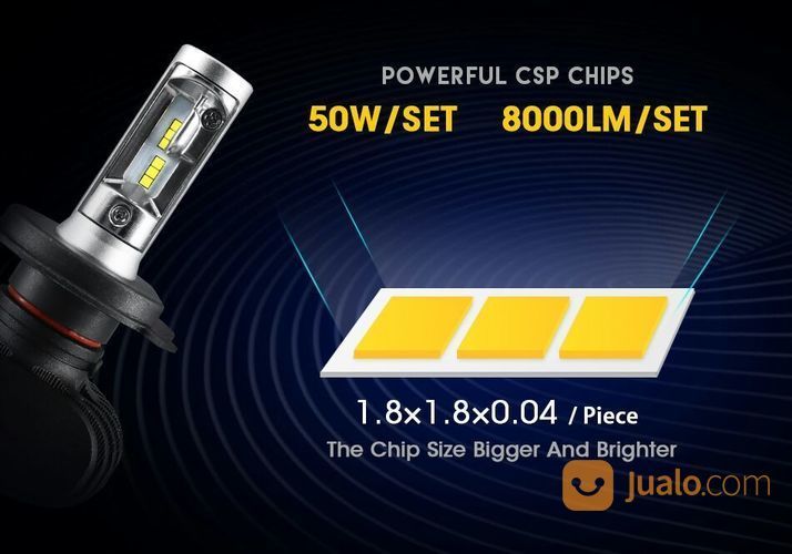 Lampu Mobil Led H4 With CSP Chipset Dual Beam