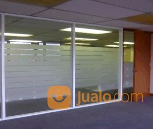 STIKER SANDBLAST PINTU KACA TOKO, KANTOR DI MEDAN