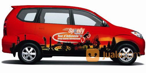 STIKER BRANDING DI MOBIL AVANZA XENIA DI MEDAN
