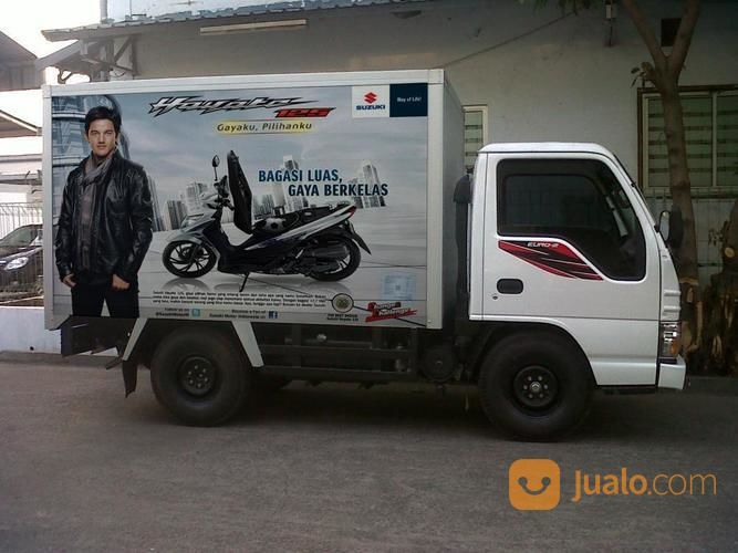 STIKER BRANDING MOBIL BOX MITSUBISHI L300 DI MEDAN