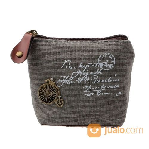 Dompet Kanvas Kecil Untuk Koin Vintage