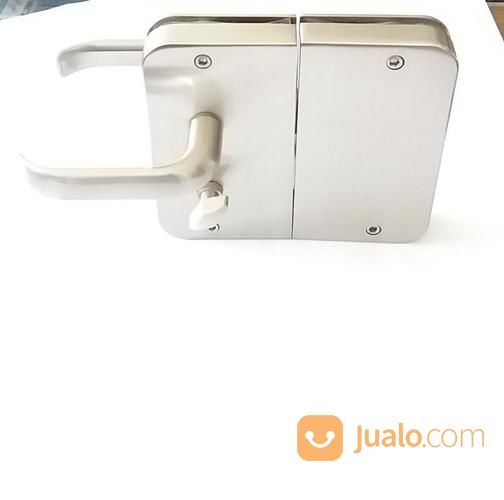 Kunci+Handle Pintu Kaca Frameless Swing Double Kaca-Kaca XH-8118-03